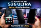 Samsung Galaxy S26 Ultra Privacy Display Review: Real-World Test (2026)